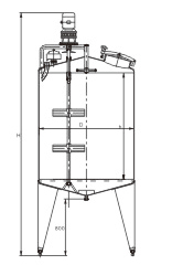 單層立式不銹鋼儲(chǔ)罐